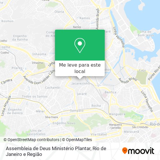 Assembleia de Deus Ministério Plantar mapa