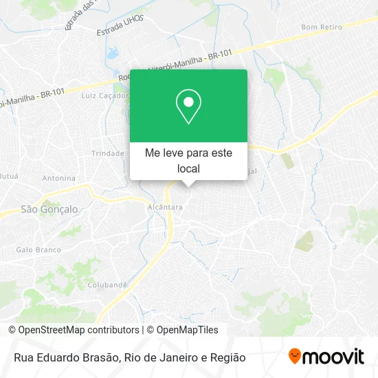 Rua Eduardo Brasão mapa