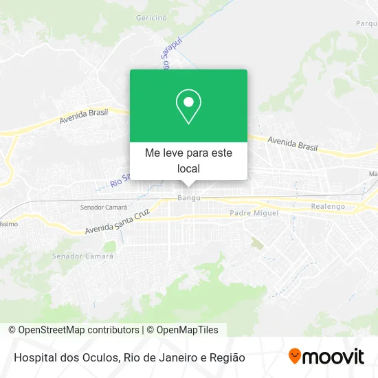 Hospital dos Oculos mapa