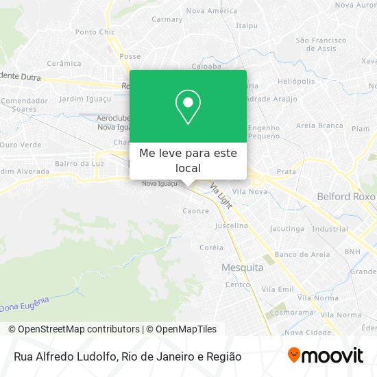 Rua Alfredo Ludolfo mapa
