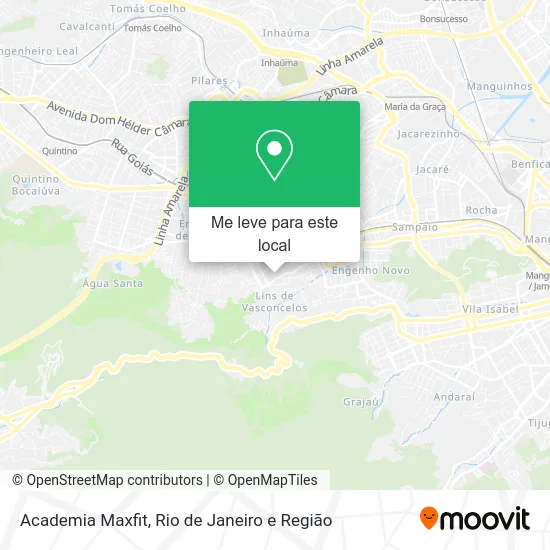 Academia Maxfit mapa