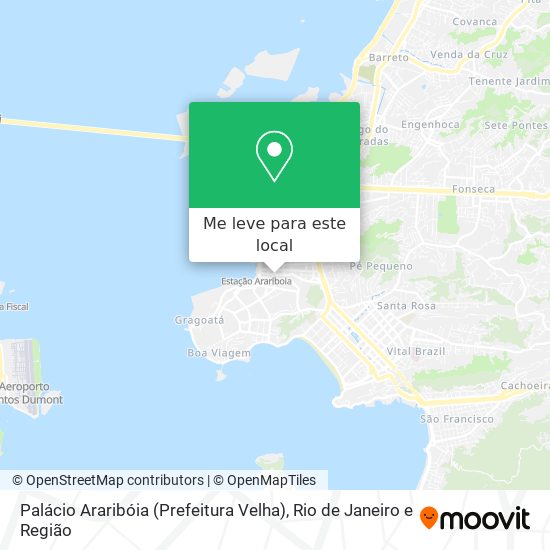 Palácio Araribóia (Prefeitura Velha) mapa