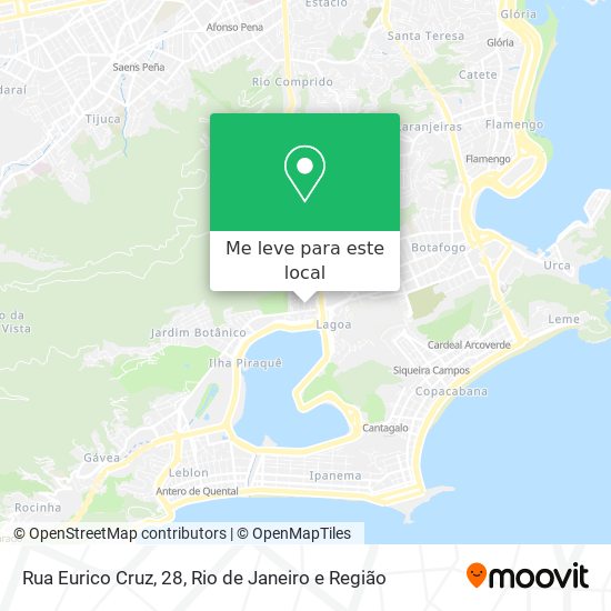 Rua Eurico Cruz, 28 mapa