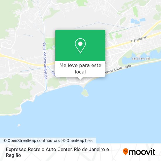 Expresso Recreio Auto Center mapa