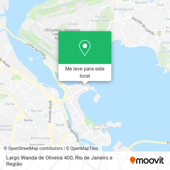 Largo Wanda de Oliveira 400 mapa