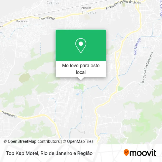 Top Kap Motel mapa