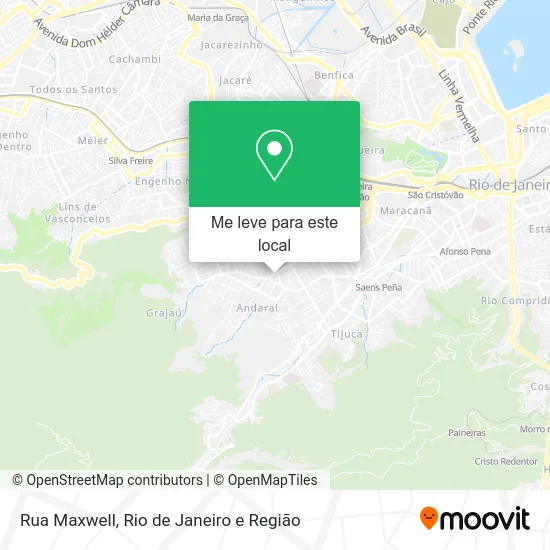 Rua Maxwell mapa