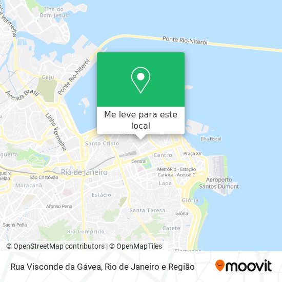 Rua Visconde da Gávea mapa