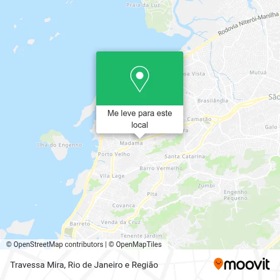 Travessa Mira mapa