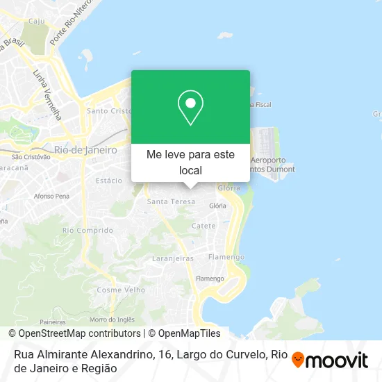 Rua Almirante Alexandrino, 16, Largo do Curvelo mapa