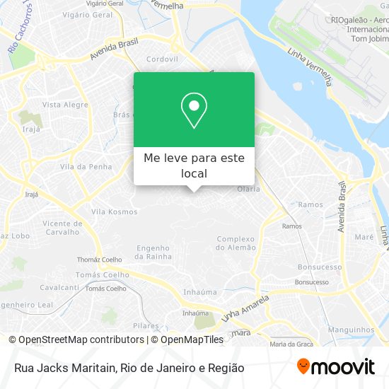 Rua Jacks Maritain mapa