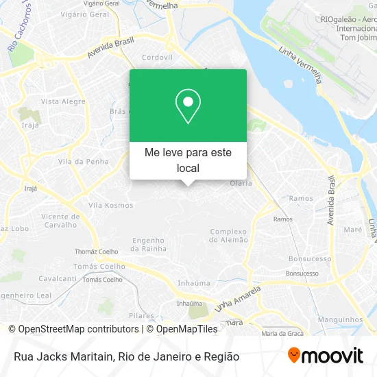 Rua Jacks Maritain mapa
