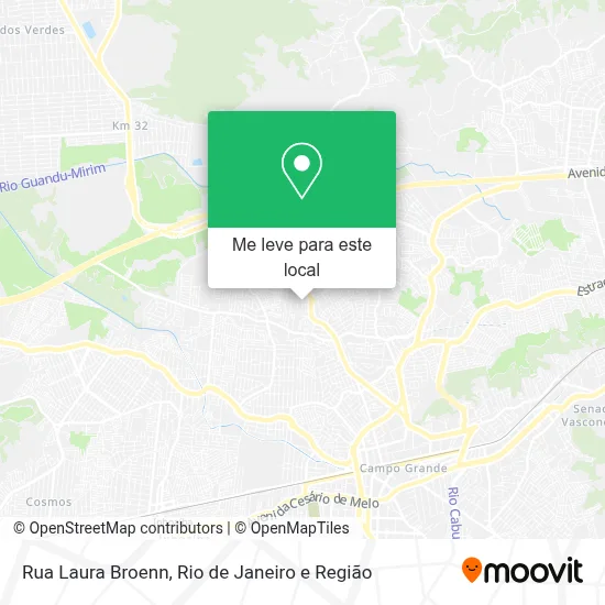 Rua Laura Broenn mapa