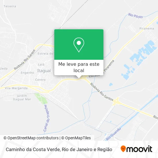 Caminho da Costa Verde mapa