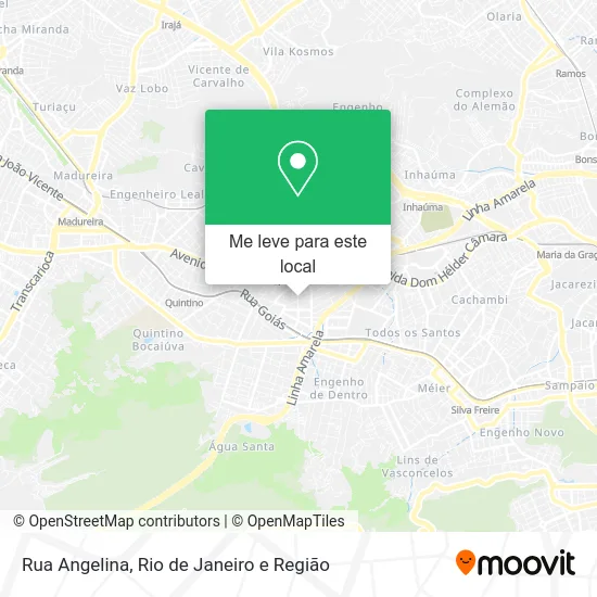 Rua Angelina mapa