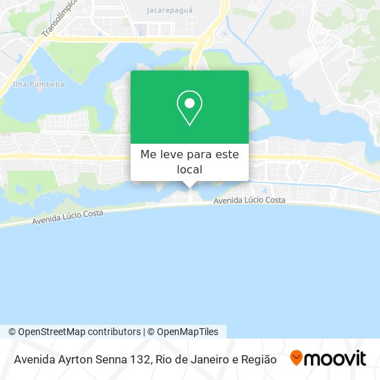 Avenida Ayrton Senna 132 mapa