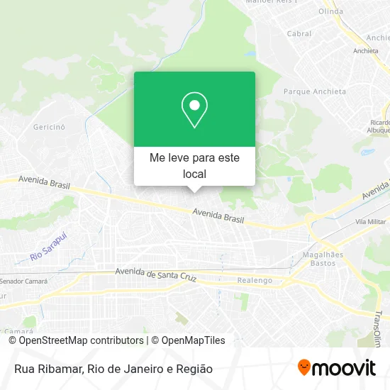 Rua Ribamar mapa