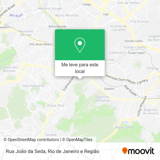 Rua João da Seda mapa