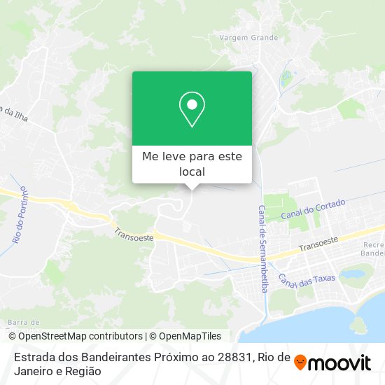 Estrada dos Bandeirantes Próximo ao 28831 mapa