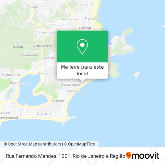 Rua Fernando Mendes, 1001 mapa