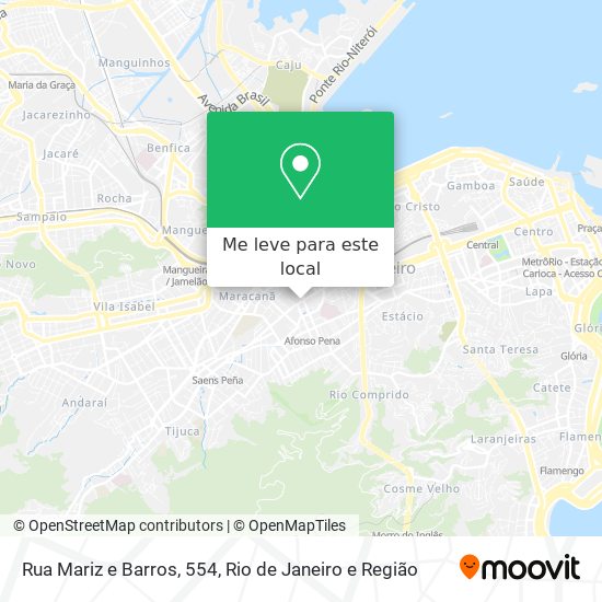 Rua Mariz e Barros, 554 mapa