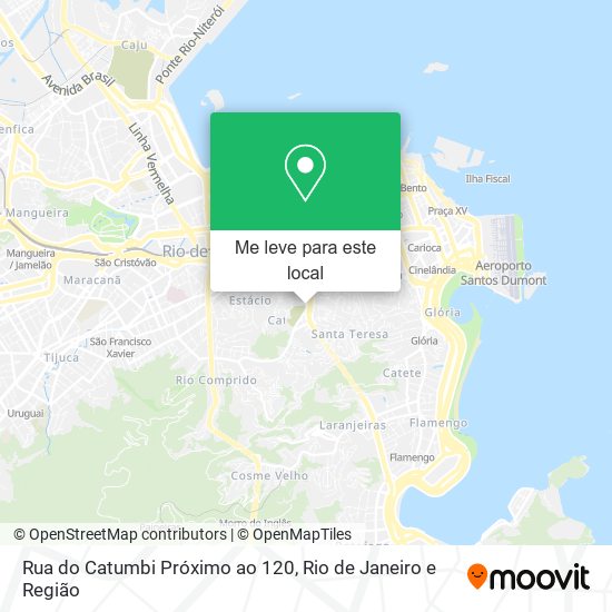 Rua do Catumbi Próximo ao 120 mapa