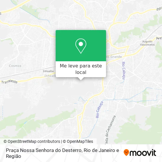 Praça Nossa Senhora do Desterro mapa
