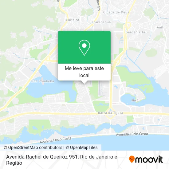 Avenida Rachel de Queiroz 951 mapa