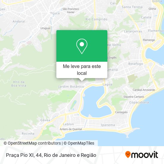 Praça Pio XI, 44 mapa