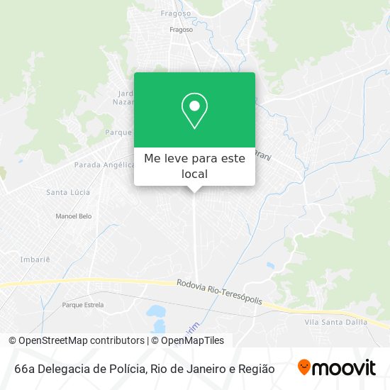 66a Delegacia de Polícia mapa