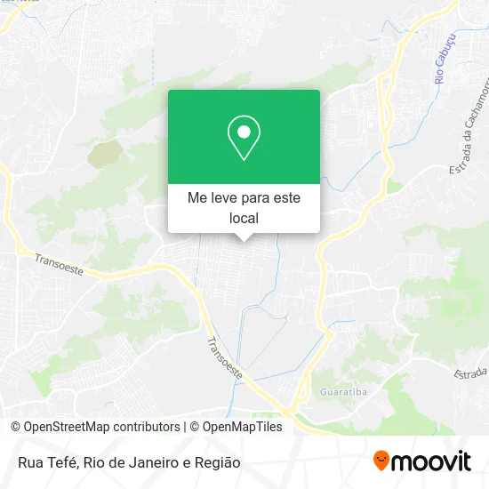 Rua Tefé mapa