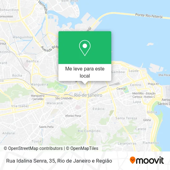 Rua Idalina Senra, 35 mapa