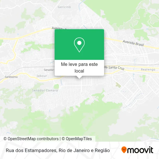 Rua dos Estampadores mapa