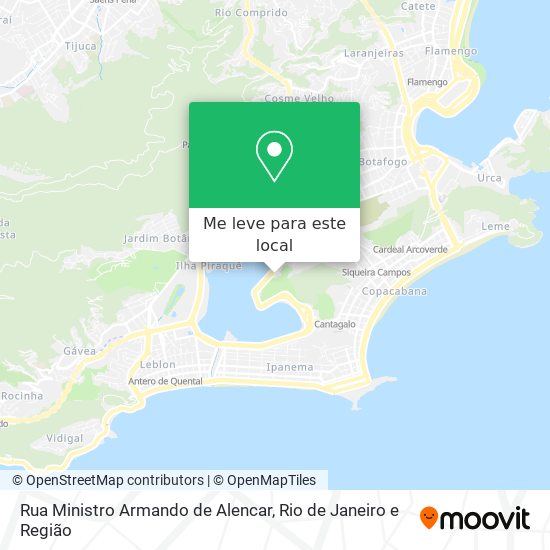 Rua Ministro Armando de Alencar mapa