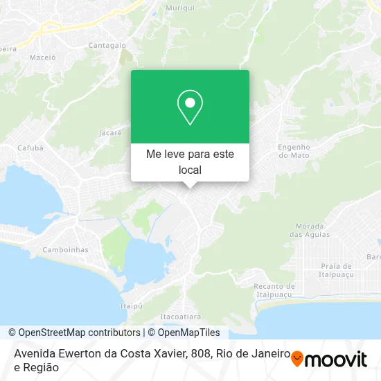 Avenida Ewerton da Costa Xavier, 808 mapa