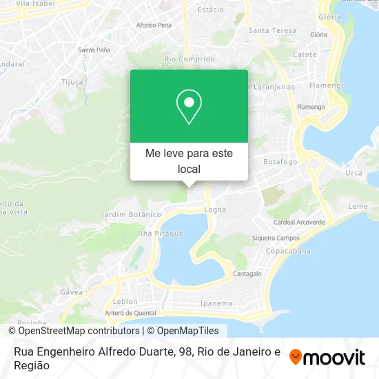 Rua Engenheiro Alfredo Duarte, 98 mapa