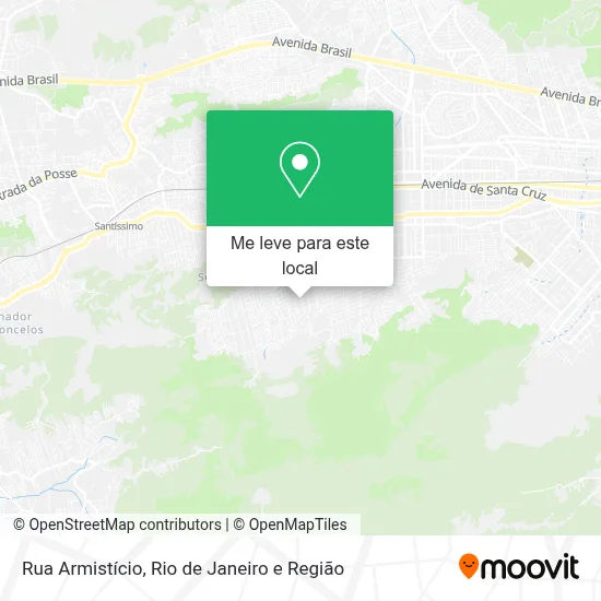 Rua Armistício mapa