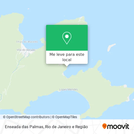 Enseada das Palmas mapa