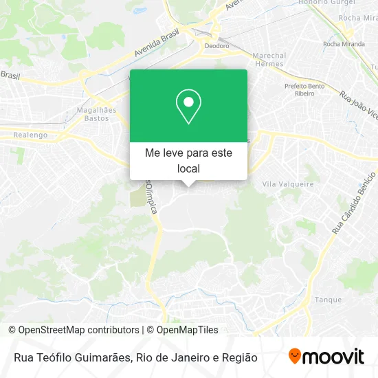 Rua Teófilo Guimarães mapa