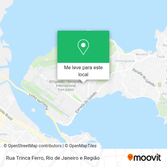 Rua Trinca Ferro mapa