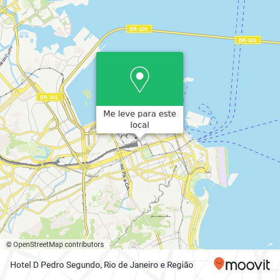 Hotel D Pedro Segundo mapa