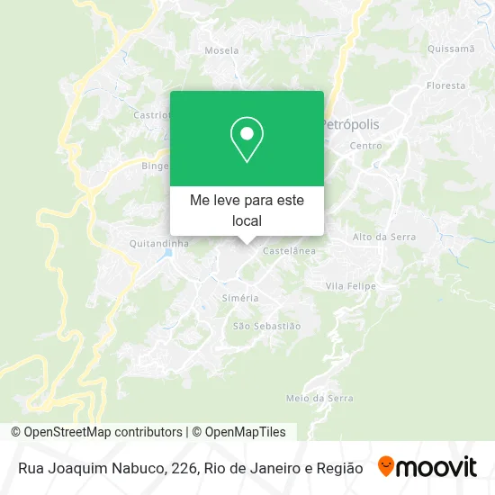 Rua Joaquim Nabuco, 226 mapa