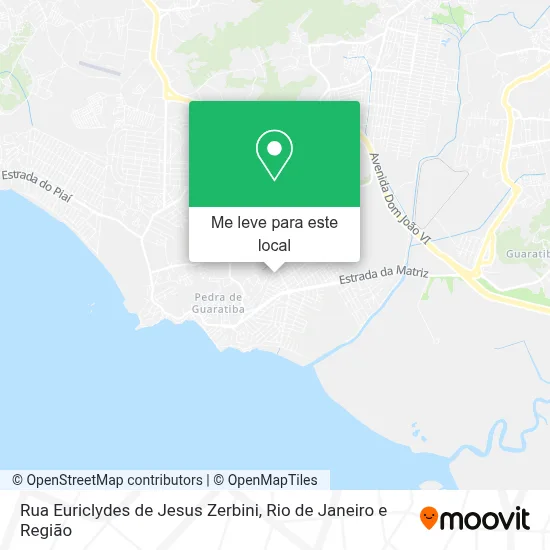 Rua Euriclydes de Jesus Zerbini mapa