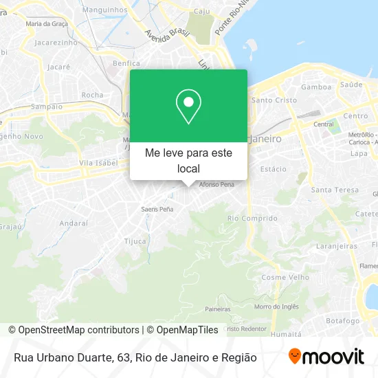 Rua Urbano Duarte, 63 mapa