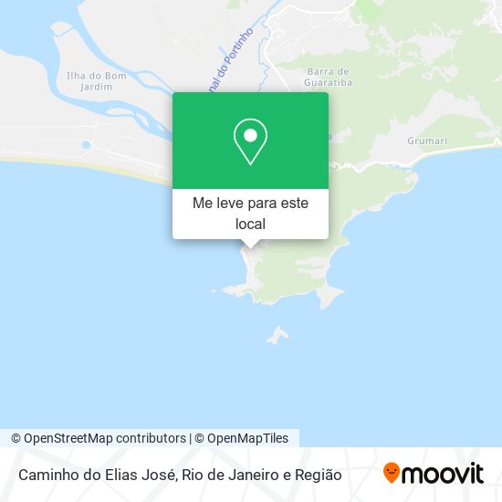 Caminho do Elias José mapa