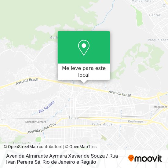 Avenida Almirante Aymara Xavier de Souza / Rua Ivan Pereira Sá mapa