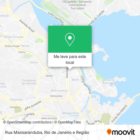 Rua Massaranduba mapa