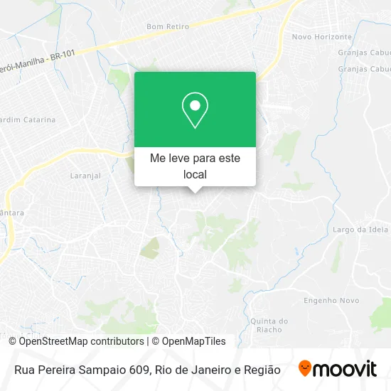 Rua Pereira Sampaio 609 mapa