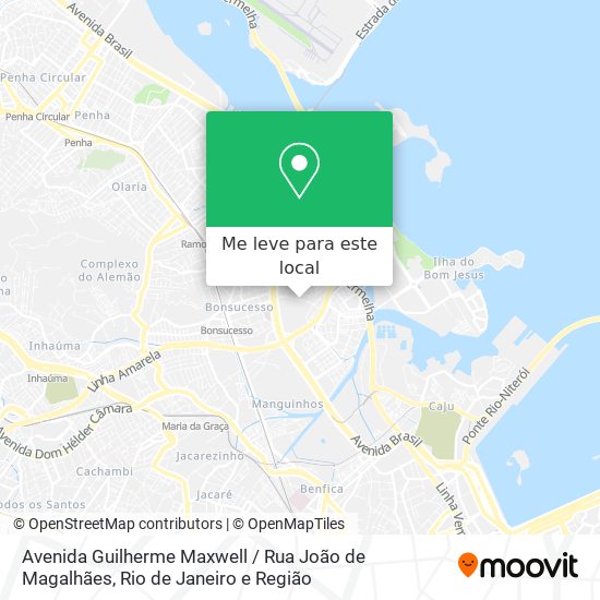 Avenida Guilherme Maxwell / Rua João de Magalhães mapa