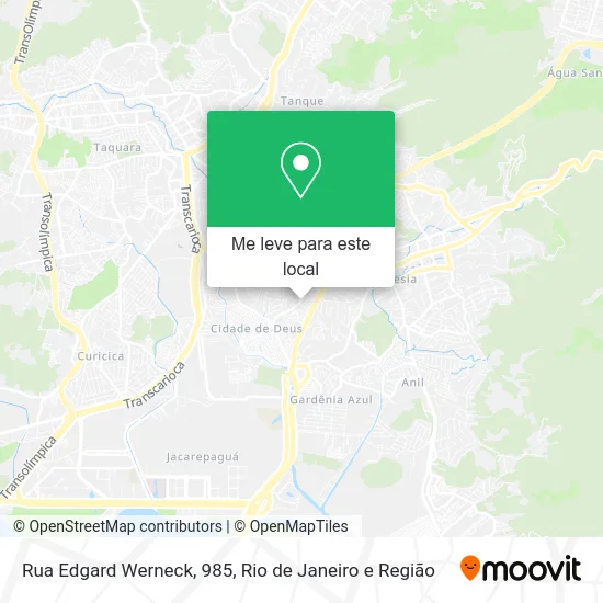 Rua Edgard Werneck, 985 mapa